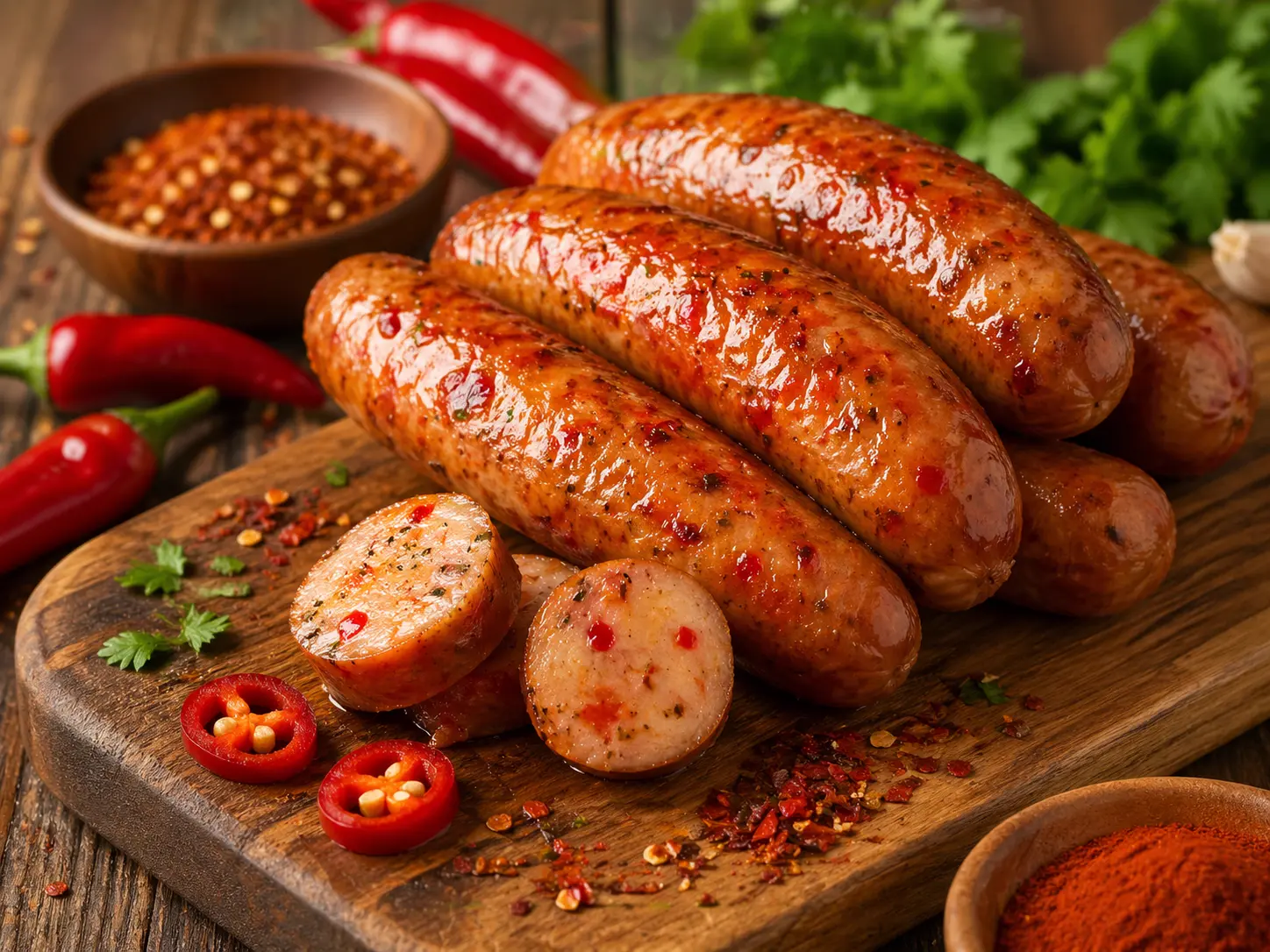 Spicy Chicken Sausages